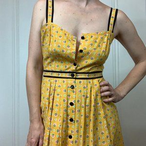 Sweetest Summer Vintage Day Dress Size Sm